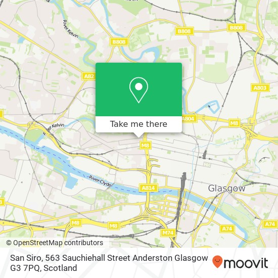 San Siro, 563 Sauchiehall Street Anderston Glasgow G3 7PQ map