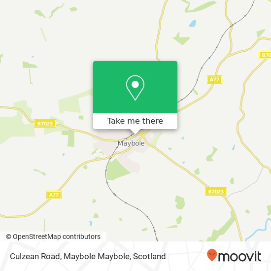 Culzean Road, Maybole Maybole map