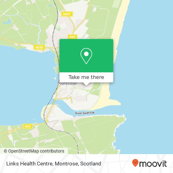 Links Health Centre, Montrose map