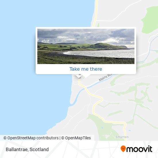 Ballantrae map