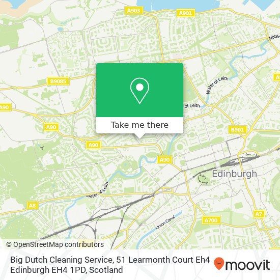 Big Dutch Cleaning Service, 51 Learmonth Court Eh4 Edinburgh EH4 1PD map