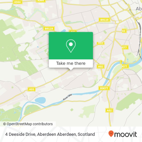 4 Deeside Drive, Aberdeen Aberdeen map