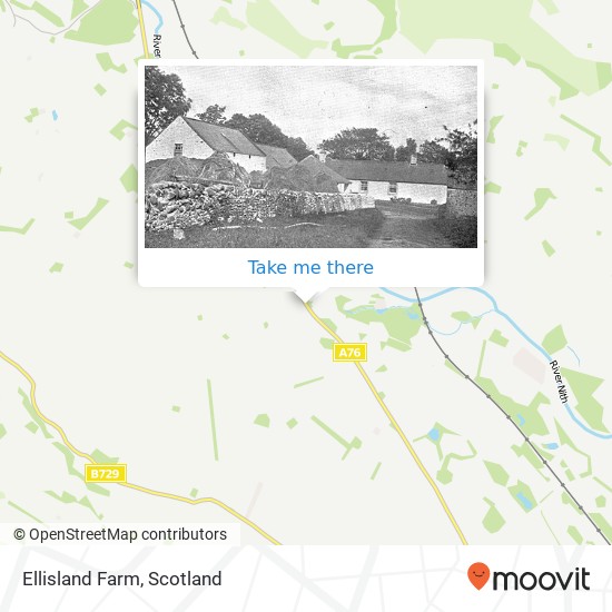 Ellisland Farm map