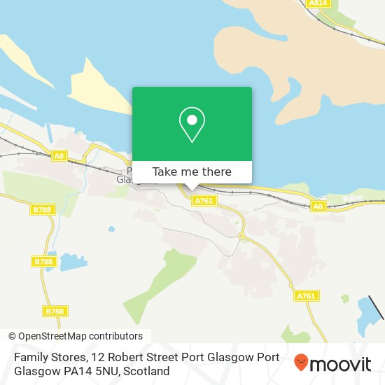 Family Stores, 12 Robert Street Port Glasgow Port Glasgow PA14 5NU map