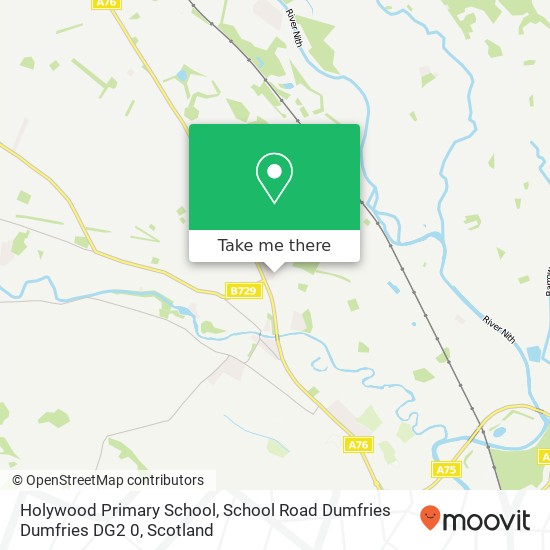 Holywood Primary School, School Road Dumfries Dumfries DG2 0 map