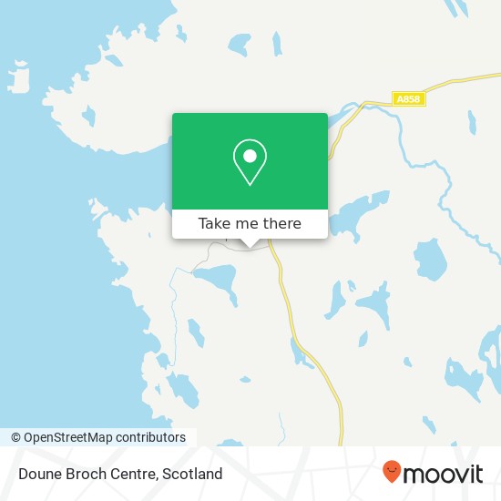 Doune Broch Centre map