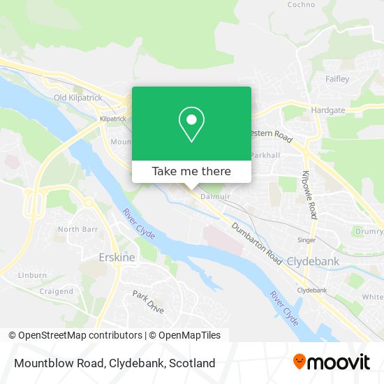 Mountblow Road, Clydebank map
