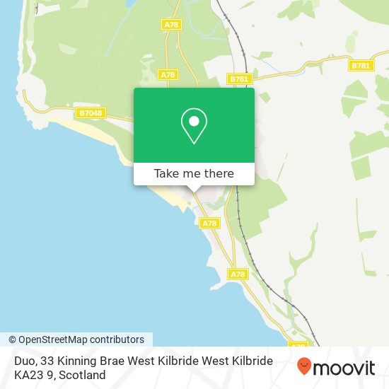 Duo, 33 Kinning Brae West Kilbride West Kilbride KA23 9 map