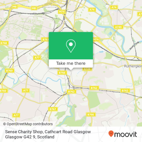 Sense Charity Shop, Cathcart Road Glasgow Glasgow G42 9 map