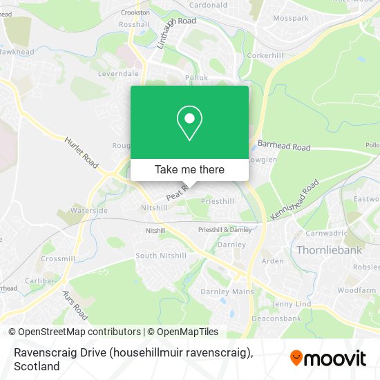 Ravenscraig Drive (househillmuir ravenscraig) map