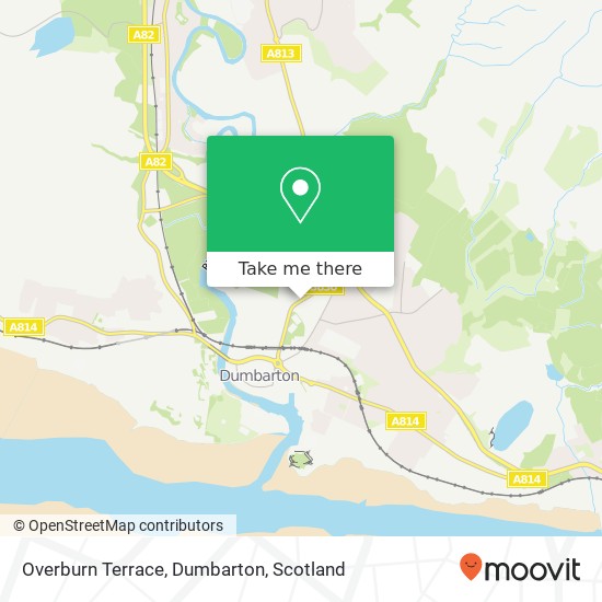 Overburn Terrace, Dumbarton map