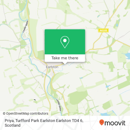 Priya, Turfford Park Earlston Earlston TD4 6 map