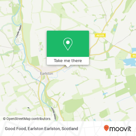 Good Food, Earlston Earlston map