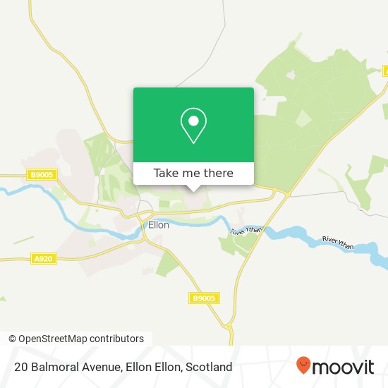 20 Balmoral Avenue, Ellon Ellon map