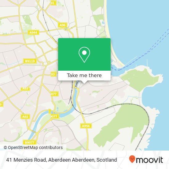 41 Menzies Road, Aberdeen Aberdeen map