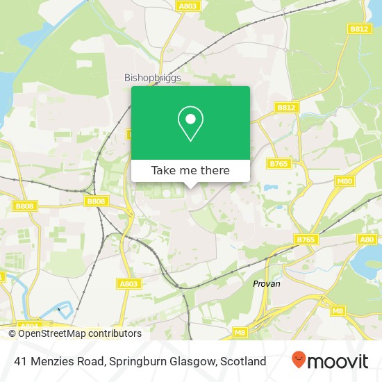 41 Menzies Road, Springburn Glasgow map