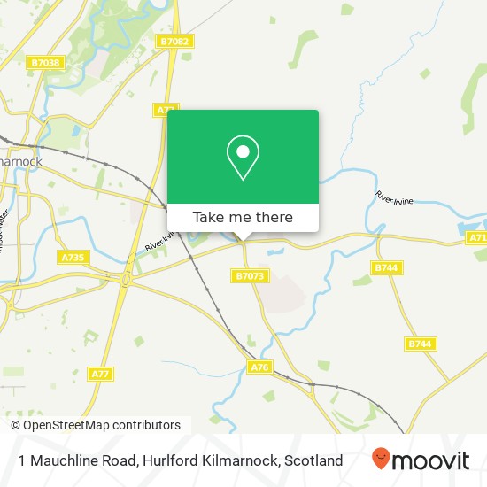 1 Mauchline Road, Hurlford Kilmarnock map