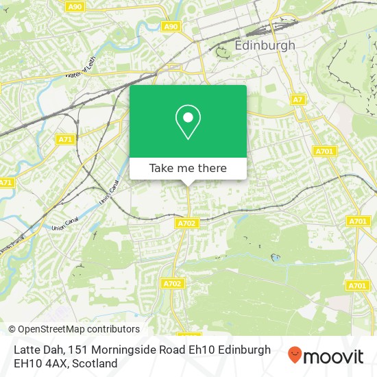 Latte Dah, 151 Morningside Road Eh10 Edinburgh EH10 4AX map