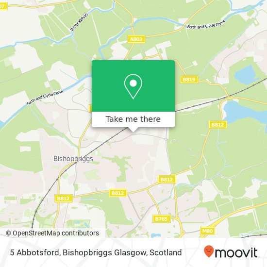 5 Abbotsford, Bishopbriggs Glasgow map