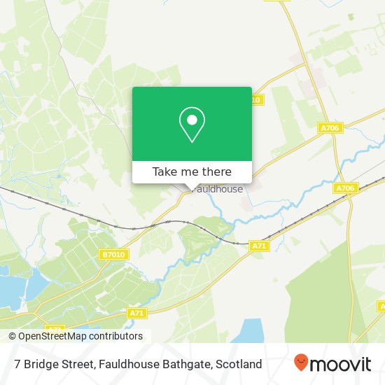 7 Bridge Street, Fauldhouse Bathgate map