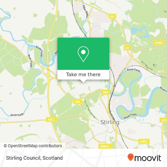 Stirling Council map