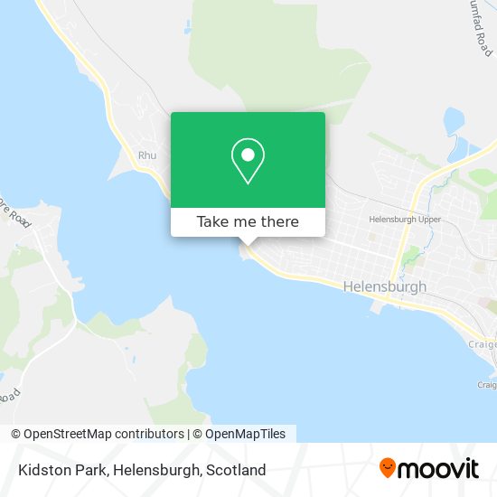 Kidston Park, Helensburgh map