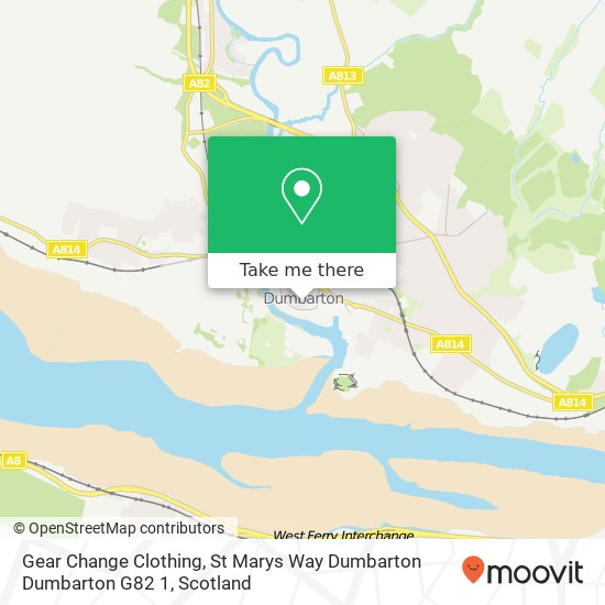 Gear Change Clothing, St Marys Way Dumbarton Dumbarton G82 1 map