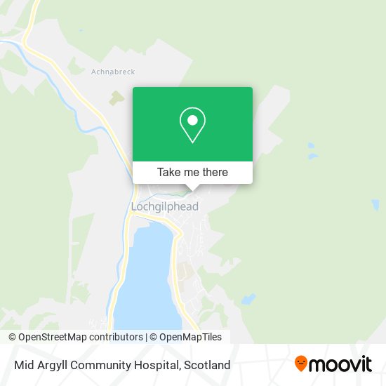 Mid Argyll Community Hospital map