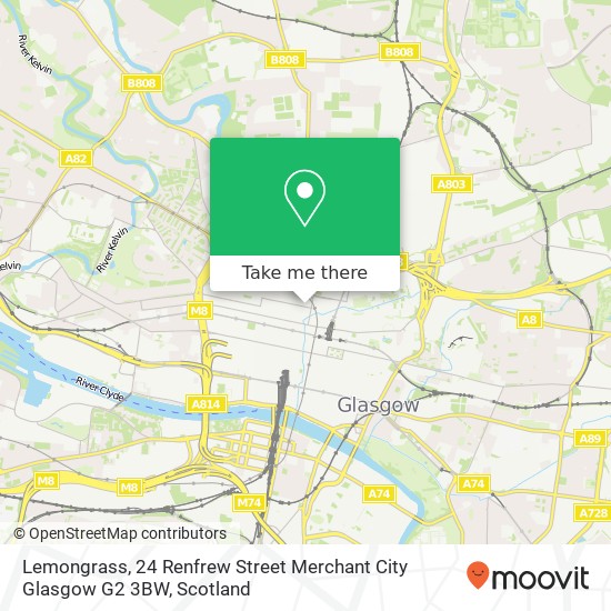 Lemongrass, 24 Renfrew Street Merchant City Glasgow G2 3BW map