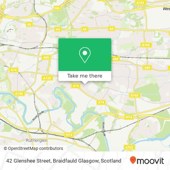 42 Glenshee Street, Braidfauld Glasgow map