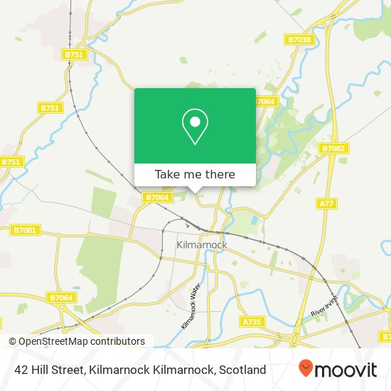 42 Hill Street, Kilmarnock Kilmarnock map
