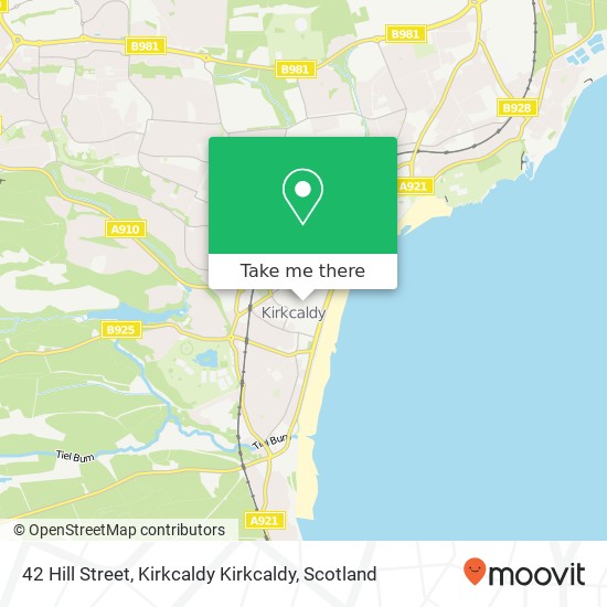 42 Hill Street, Kirkcaldy Kirkcaldy map