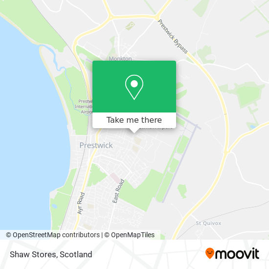 Shaw Stores map