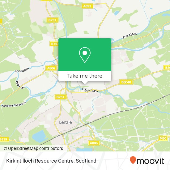 Kirkintilloch Resource Centre map