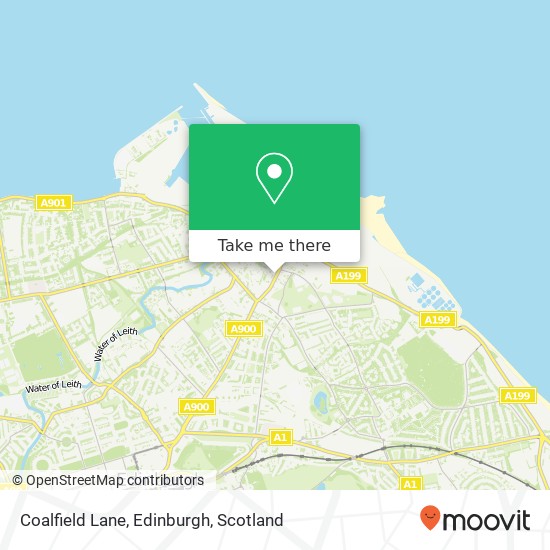 Coalfield Lane, Edinburgh map