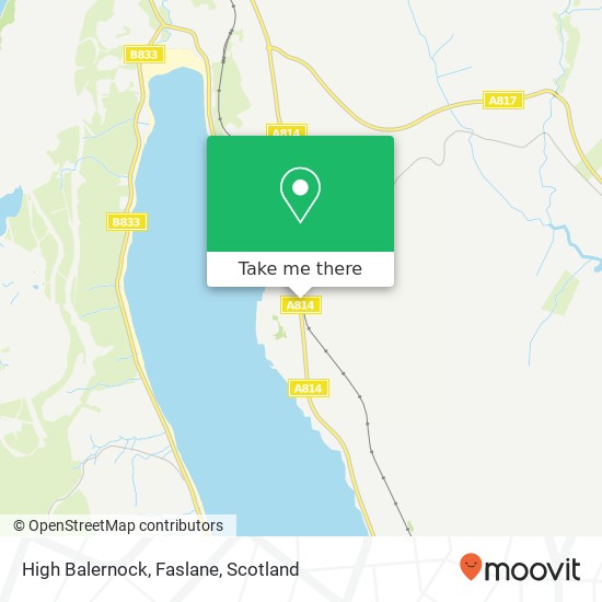 High Balernock, Faslane map