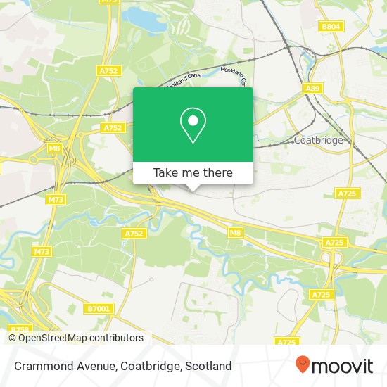 Crammond Avenue, Coatbridge map