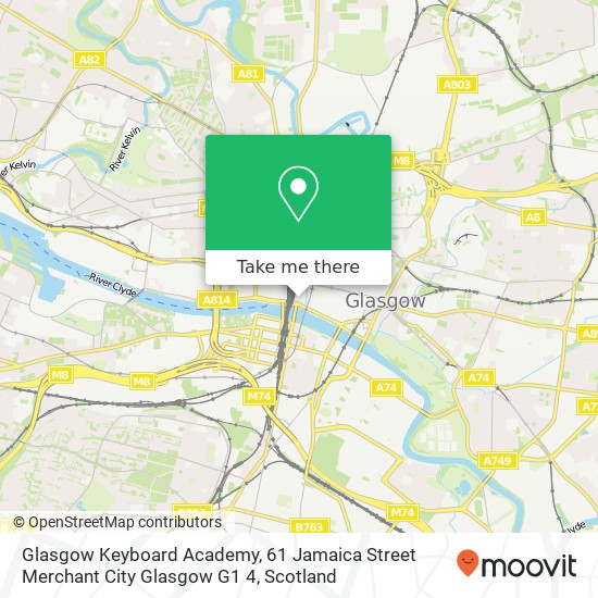 Glasgow Keyboard Academy, 61 Jamaica Street Merchant City Glasgow G1 4 map