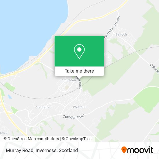 Murray Road, Inverness map