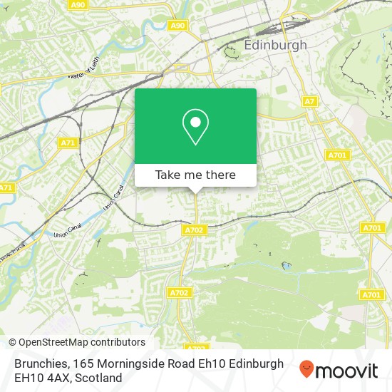Brunchies, 165 Morningside Road Eh10 Edinburgh EH10 4AX map