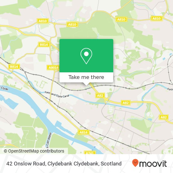 42 Onslow Road, Clydebank Clydebank map