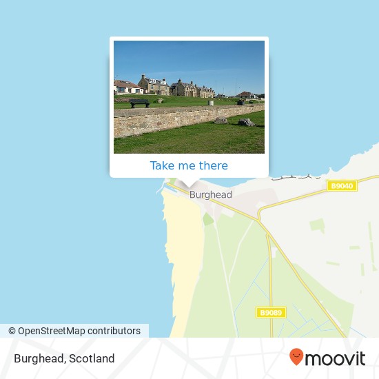 Burghead map