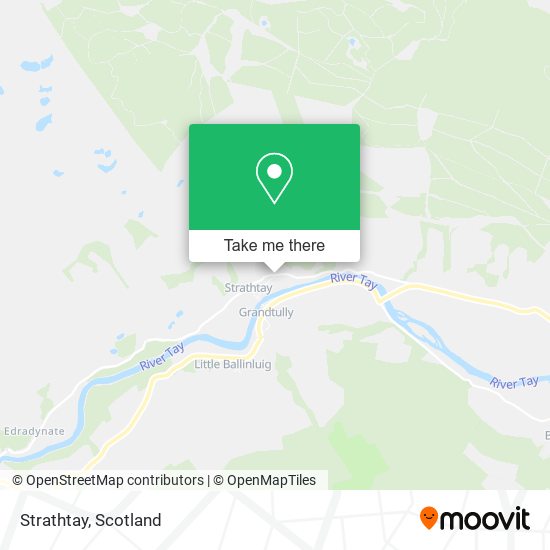 Strathtay map