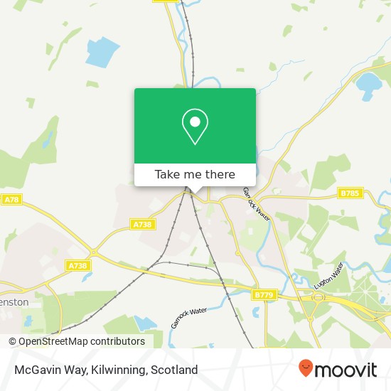 McGavin Way, Kilwinning map