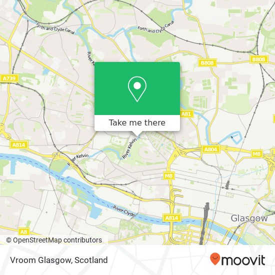 Vroom Glasgow map