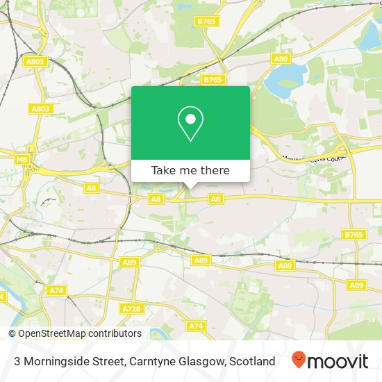 3 Morningside Street, Carntyne Glasgow map