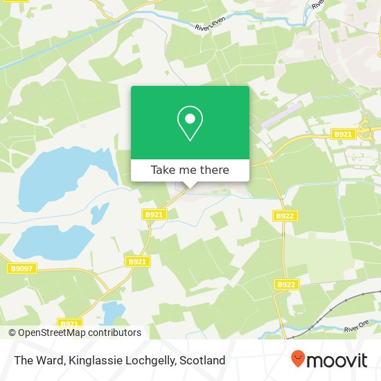 The Ward, Kinglassie Lochgelly map