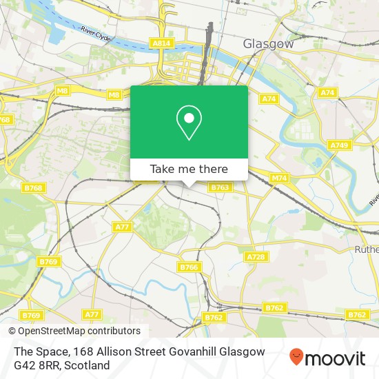 The Space, 168 Allison Street Govanhill Glasgow G42 8RR map