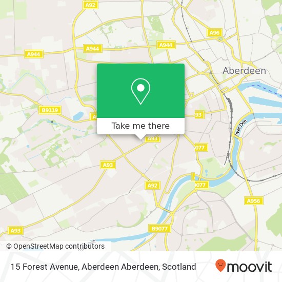 15 Forest Avenue, Aberdeen Aberdeen map