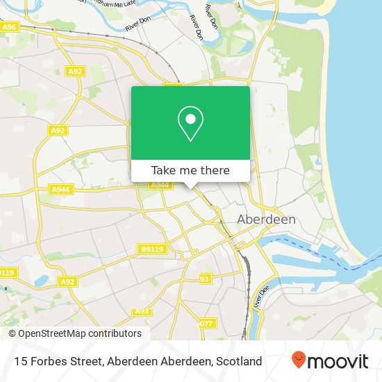 15 Forbes Street, Aberdeen Aberdeen map